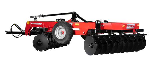 TOSCANO | Offset Disc Harrow | Model 18 Disc to 36 Disc | Work Width 6.56 to 12.47 Feet | HorsePower 60-160 HP | For Tractor