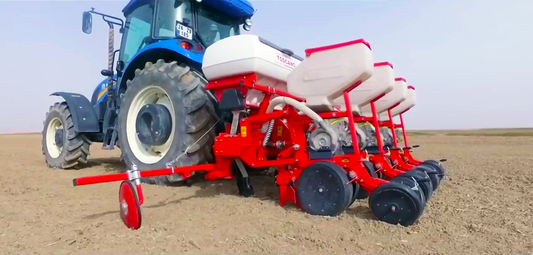 TOSCANO | Pneumatic Seeding Machine – Disc Type | Model 4, 5, 6, 7, 8 & 12 Rows | Total Width 9.84 to 19.03 Feet | HorsePower 60-130 HP | For Tractor