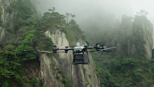 DJI FlyCart 30 Dynamic Aerial Delivery Drone | Revolutionizing Logistics