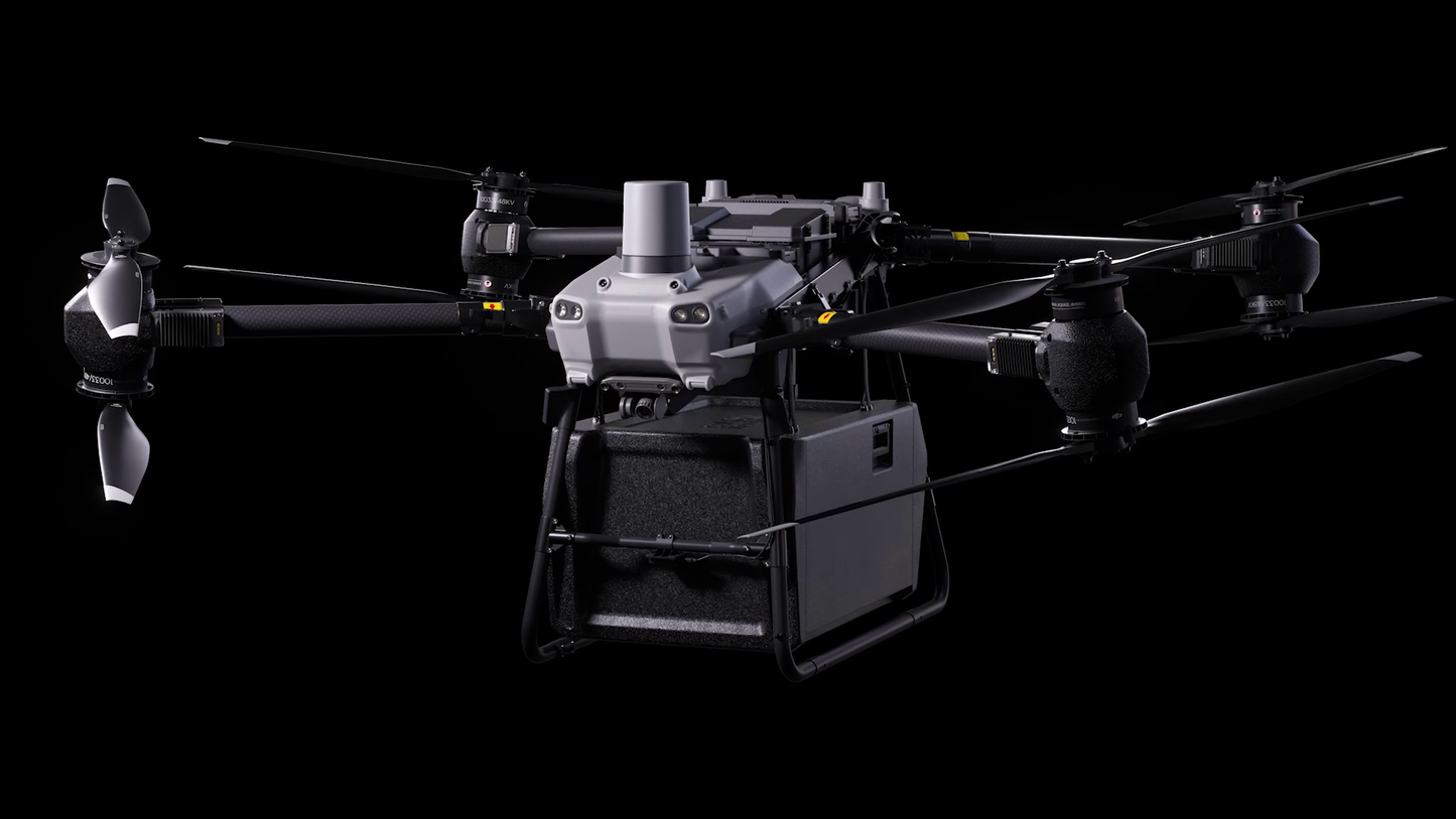 DJI FlyCart 30 Drone Kit | 65-85 lbs Payload | 12-Mile Video Transmissaion | 17-Mile Range | IP55 Weatherproof