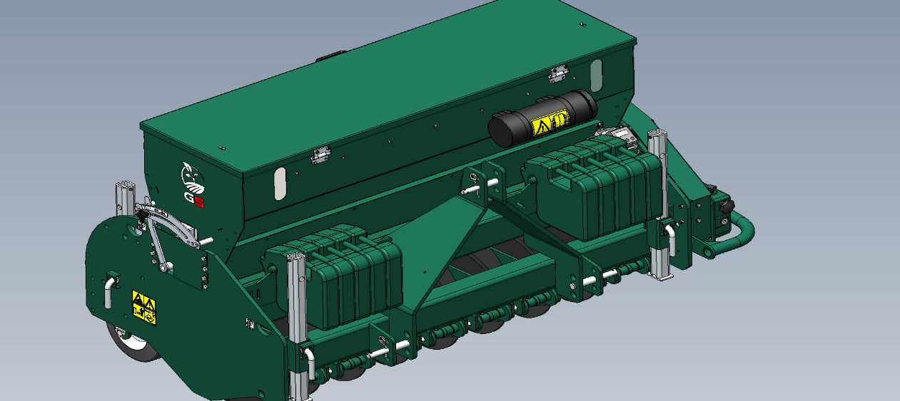 PH Outdoors G8 8' No Till Drill 3pt / Pull Type | Model G8 | Working Width 8' | 65 HP | For Tractor