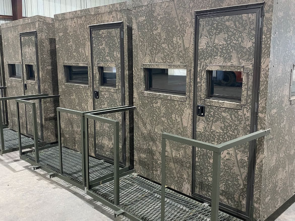 AWS Blind | Insulated Hunting Blind | Model 5x5 Ground Blind | Height Up to 20' | Width 60" | Stationary Setup | For Deer Hunters & Wildlife Enthusiasts