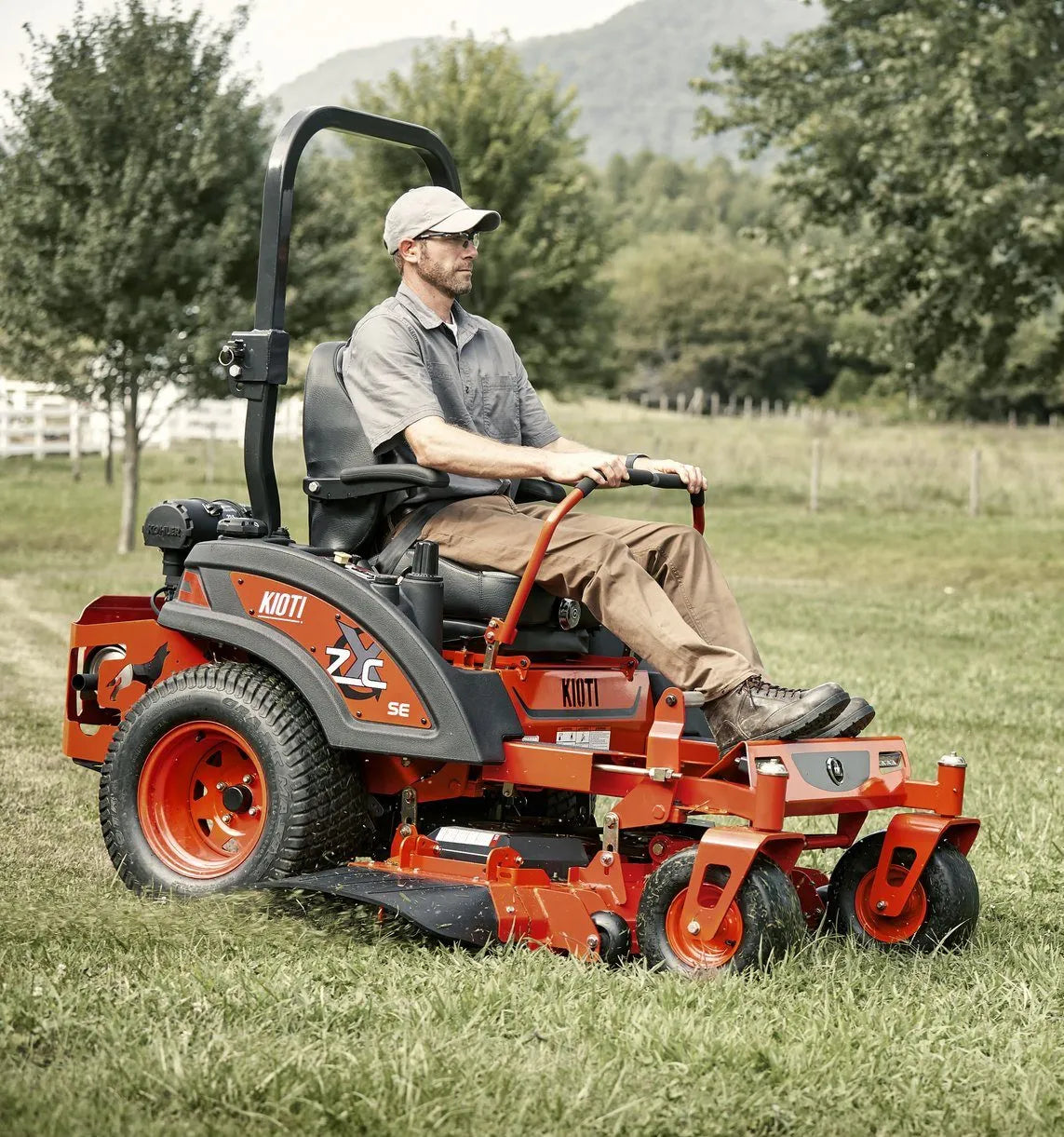 KIOTI | Zero-Turn Mower | ZXC LT Series | ZXC54LT | 54″ Fabricated Deck | 24 HP Kawasaki | For Professional Lawn Care