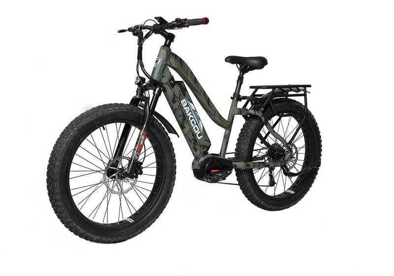 Bakcou E Bikes Mule Step-Through (ST) 24" Tires Full Suspension Electric Bikes