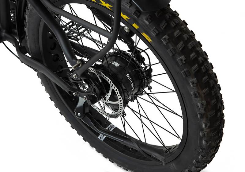 Bakcou E Bikes Flatlander Full Suspension Electric Bikes | 750W Rear Hub Motor | 48V Battery