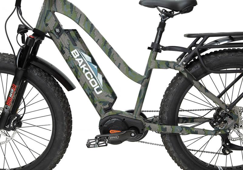 Bakcou E Bikes Mule Step-Through (ST) 24" Tires Full Suspension Electric Bikes