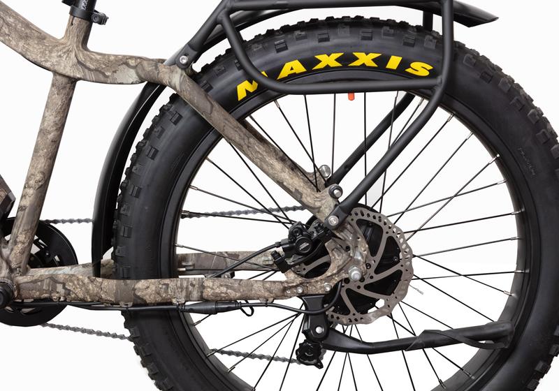 Bakcou E Bikes Flatlander Full Suspension Electric Bikes | 750W Rear Hub Motor | 48V Battery