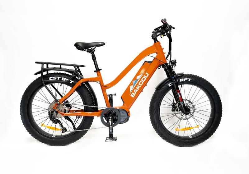 Bakcou E Bikes Mule Step-Through (ST) 24" Tires Full Suspension Electric Bikes