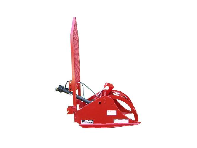 Brown Tree Saw With Grapple With Driveline 3-Point Hitch | Model TS & TSG Series | Cutting Disc Size 30” | Horsepower 35+ HP PTO  | For Tractor