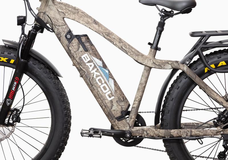 Bakcou E Bikes Flatlander Full Suspension Electric Bikes | 750W Rear Hub Motor | 48V Battery