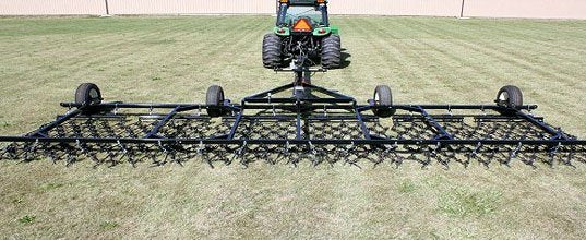 Ogden Metalworks Hydraulic Fold Drag Harrows | Model HC Series | Working Width 16'-30' | For Tractors