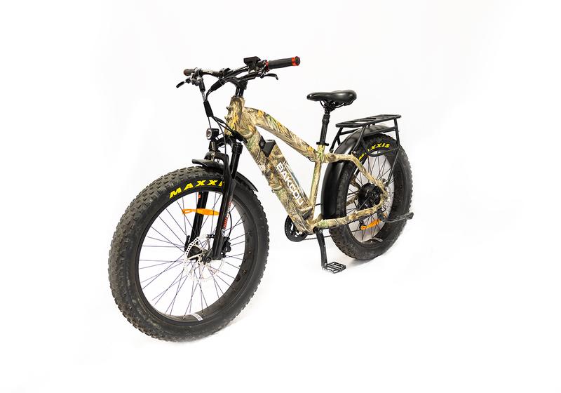 Bakcou E Bikes Flatlander Full Suspension Electric Bikes | 750W Rear Hub Motor | 48V Battery