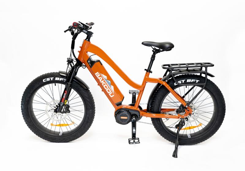 Bakcou E Bikes Mule Step-Through (ST) 24" Tires Full Suspension Electric Bikes
