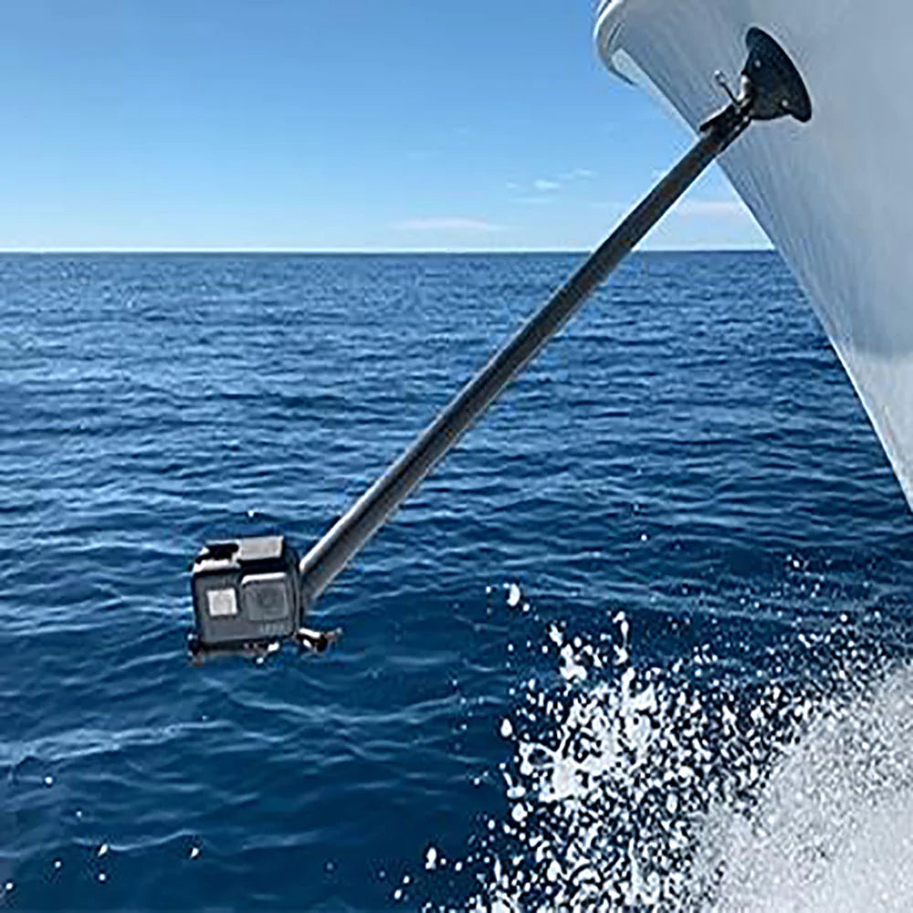 Gemlux | Seasucker Carbon Camera Boom | Model 30090 | 36" Length | Weight 2.81 lb | Ultra-Stable Carbon Fiber | For Boats, Kayaks, and Marine Surfaces