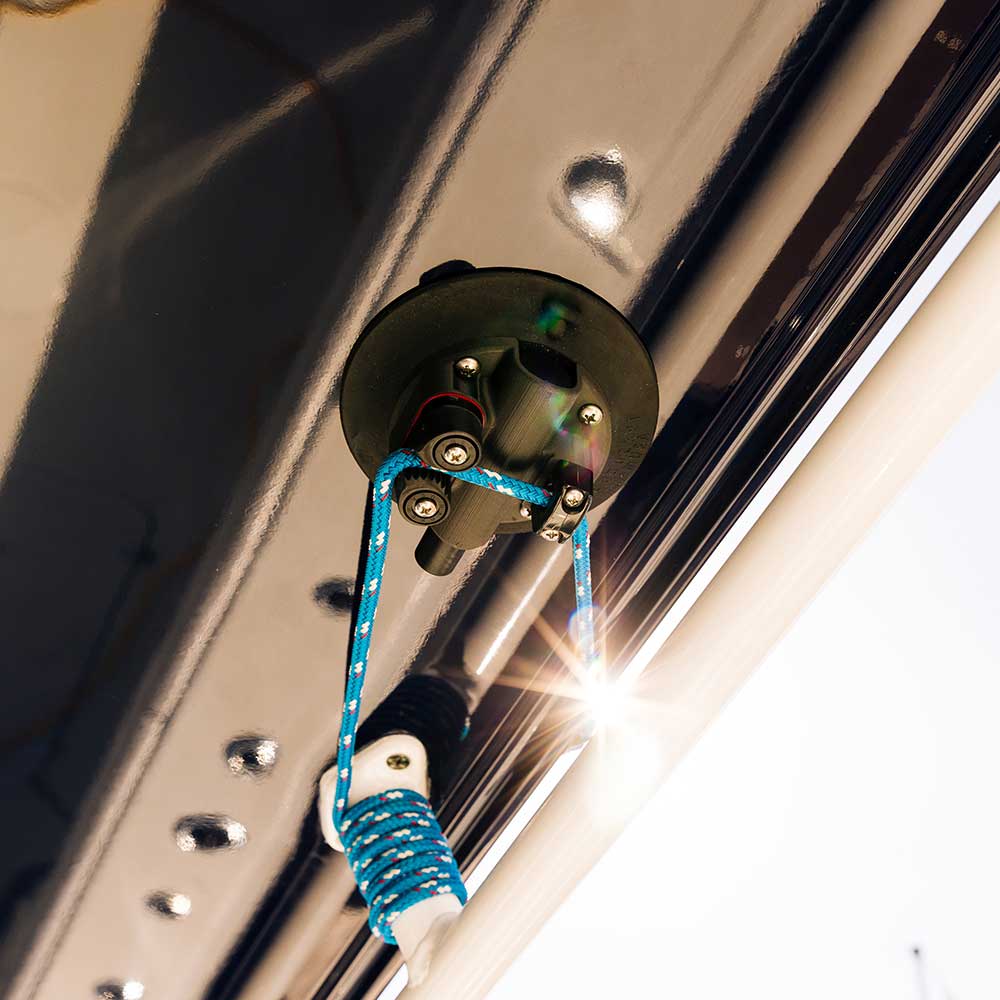Gemlux | SeaSucker Cam Cleat | Model OR-CC | Width 5" | Weight 0.8 lb | Suction Mount | For Halyards, Fenders & Center Riggers