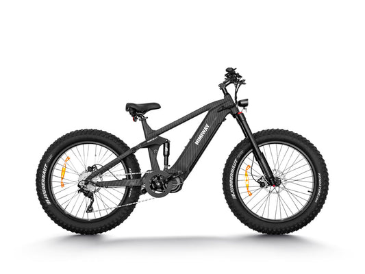 HIMIWAY Cobra Pro Softail Electric Mountain Bike | 1000W Motor | 48V 20Ah