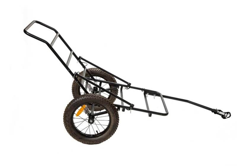 Bakcou Folding Deer Trailer Loader | Weight 25 lbs | 16x3 Fat Tires | 18” W x 48” L Dimension