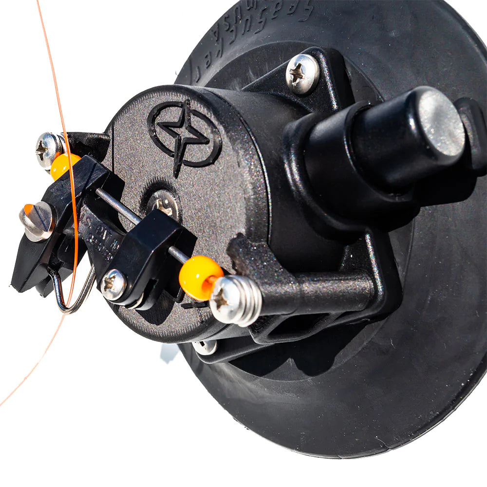 Gemlux | SeaSucker Flatline Clip | Model OR-FC | 5" Width | Weight 0.59 lb | Suction Mount Transom Bait Clip | For Offshore Fishing Boats