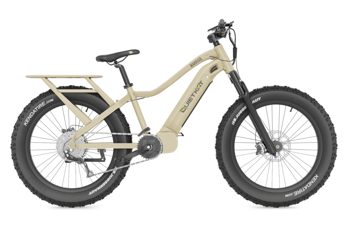 QuietKat Warrior E-Bike | 750W / 1000W | 11.6AH/48V