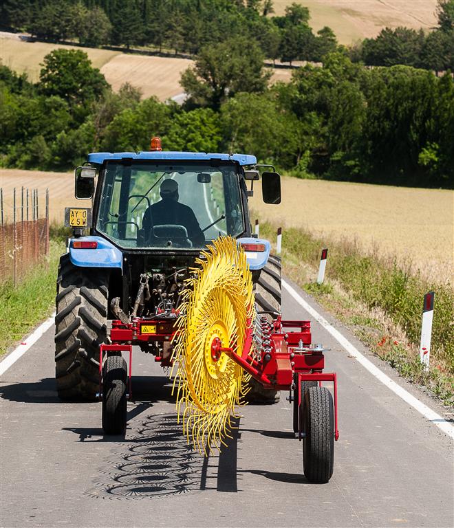 Sitrex | Pull Type Hay Rake | Model TR6-S To TR13-S | Working Width 13′ 2″ To 24′ 7″ | 30 HP To 35 HP | For Tractors