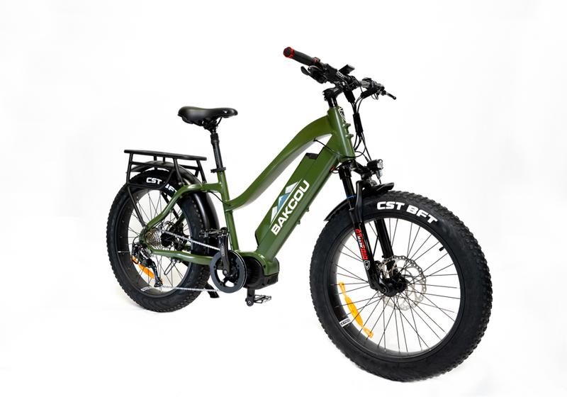 Bakcou E Bikes Mule Step-Through (ST) 24" Tires Full Suspension Electric Bikes