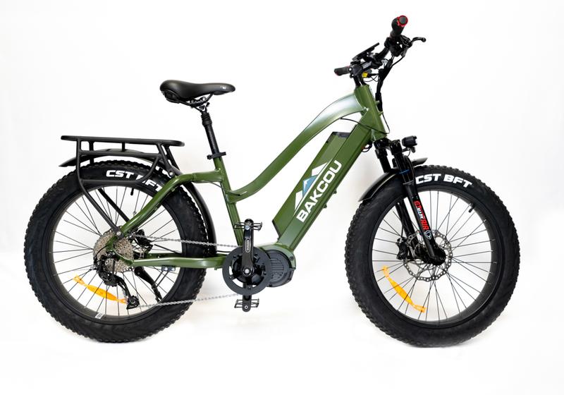 Bakcou E Bikes Mule Step-Through (ST) 24" Tires Full Suspension Electric Bikes