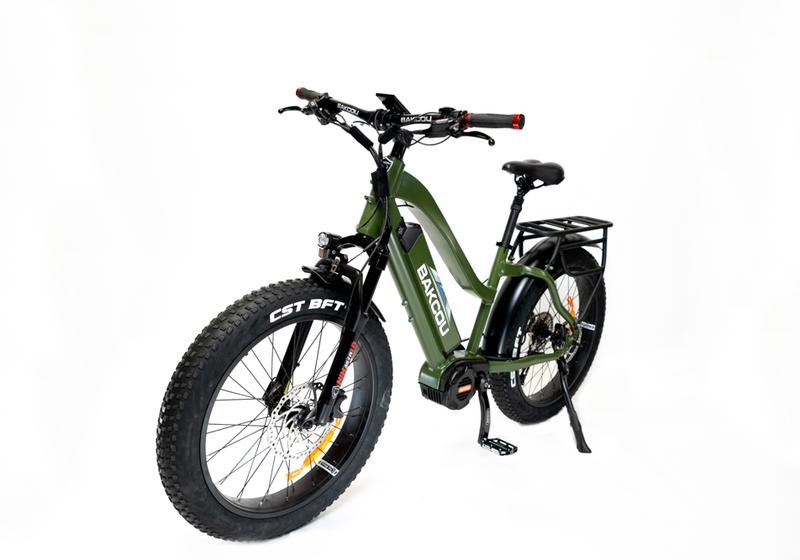 Bakcou E Bikes Mule Step-Through (ST) 24" Tires Full Suspension Electric Bikes