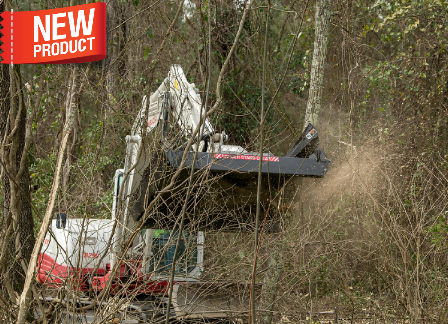 Paladin Brush Mower HYEX | 12,000 LBS - 28,000 LBS | 40" Cutting Width | For Excavator