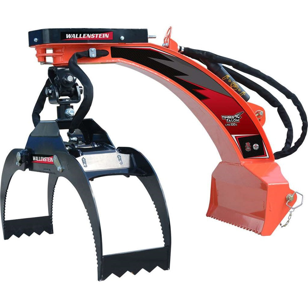 Wallenstein | Log Grapple | LXG-320-330 Series | Grapple Opening 48"-55"+ | Engine Horsepower 25-120+ HP | For Tractor