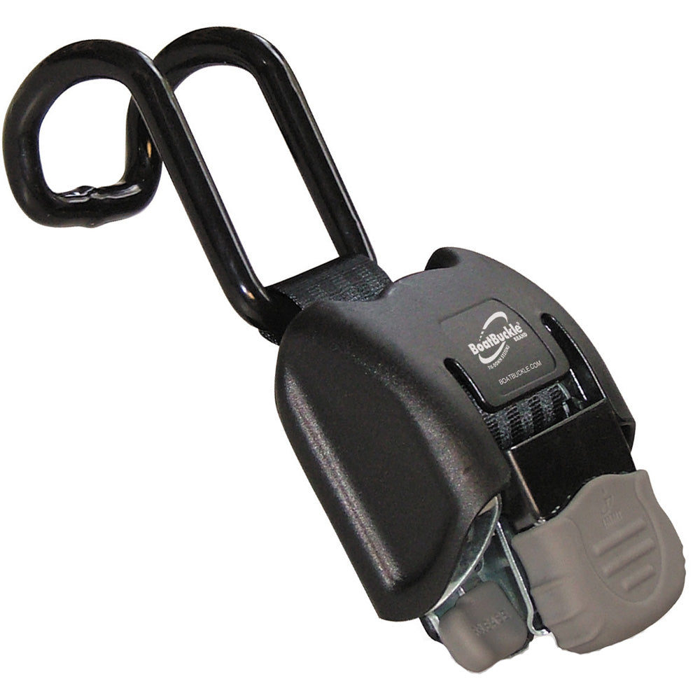BoatBuckle® G2 Retractable Gunwale Tie‑Down – Pair | 2″ × 38″ | 2,500 lb Break Strength