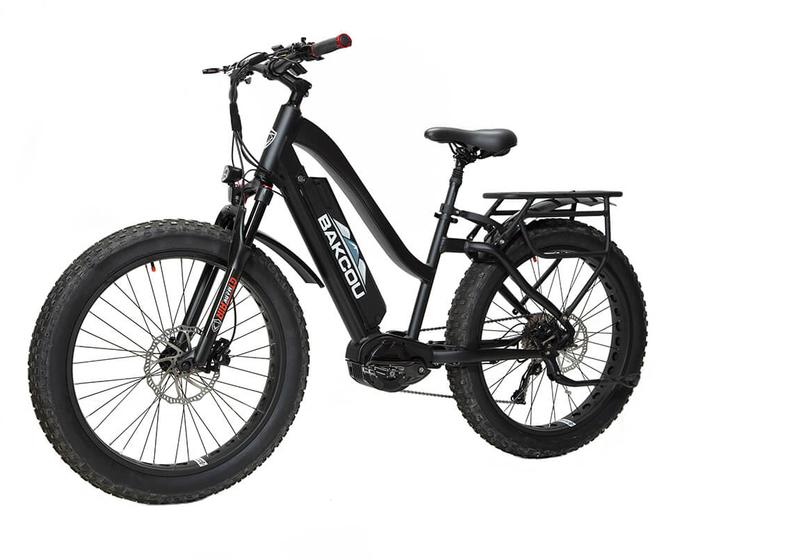 Bakcou E Bikes Mule Step-Through (ST) 24" Tires Full Suspension Electric Bikes