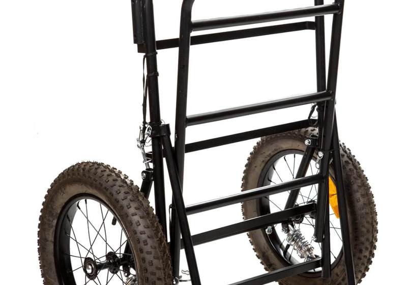 Bakcou Folding Deer Trailer Loader | Weight 25 lbs | 16x3 Fat Tires | 18” W x 48” L Dimension