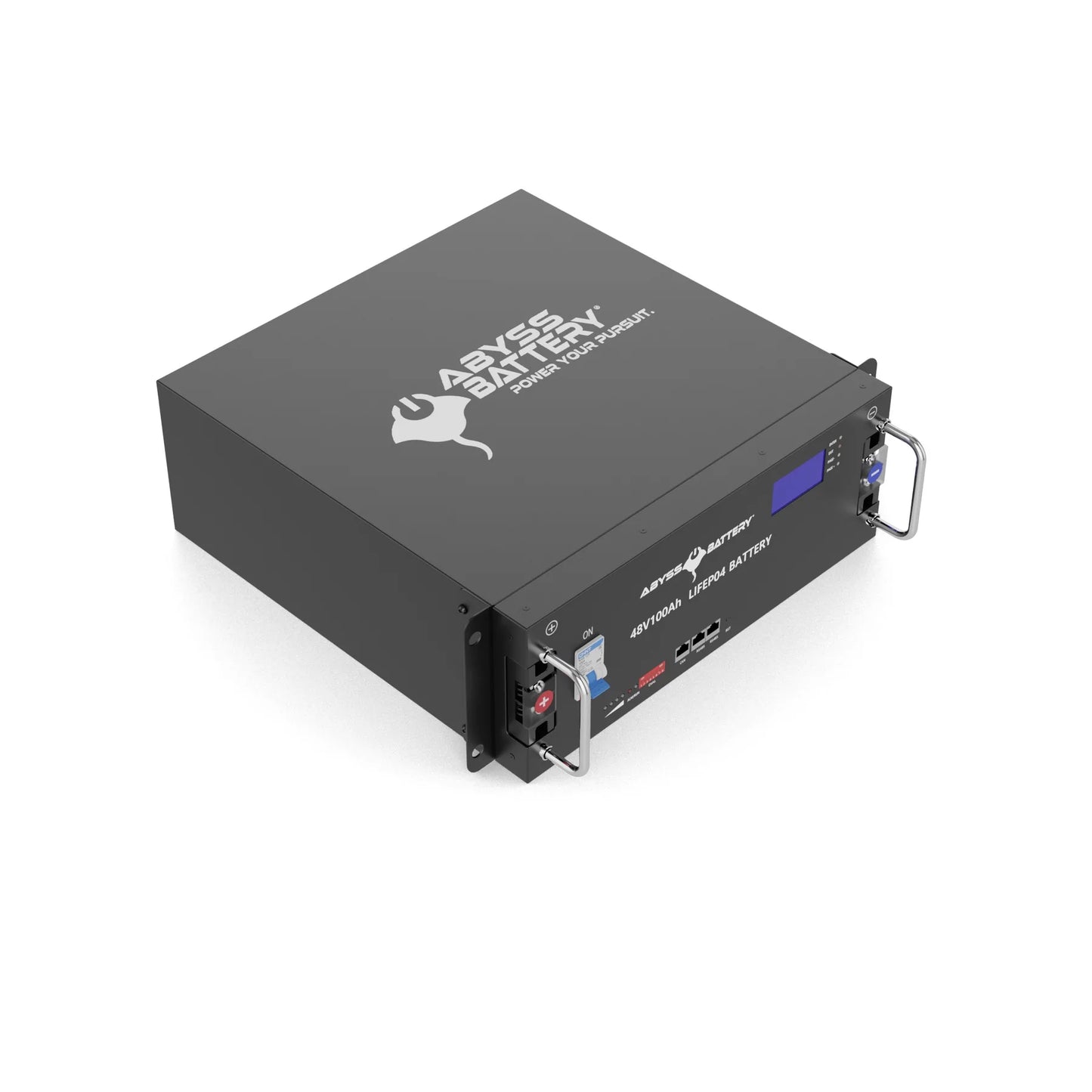 Abyss® | Micro-grid Lithium Battery | Model AB-48V100 | Voltage 48V 100Ah | Group 8D | Bluetooth BMS | IP65 Waterproof | For Off-Grid Energy Storage & Marine Diesel Systems
