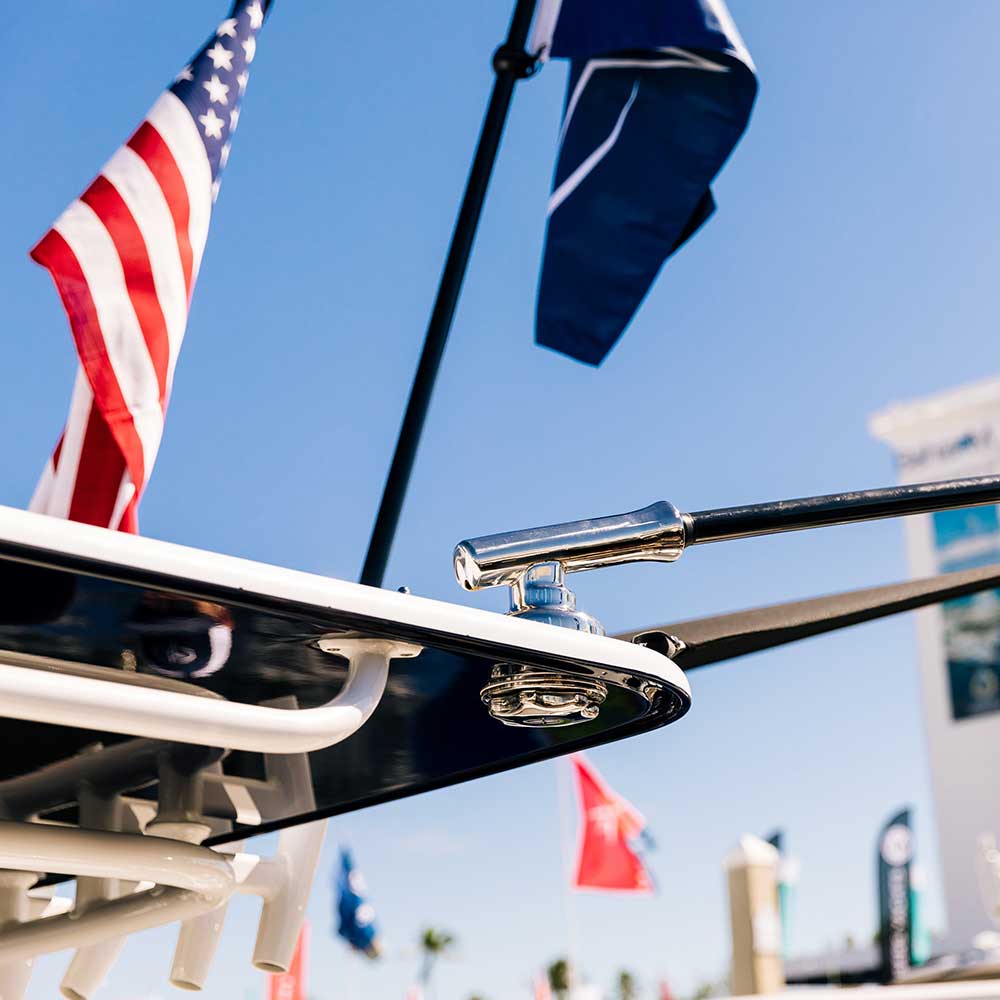 Gemlux | Coastal Collapsible Hybrid Outrigger | Model OR-HBR-12-B-O5 | 12' Length | Horsepower 0.5 HP | For Coastal Base Mounts