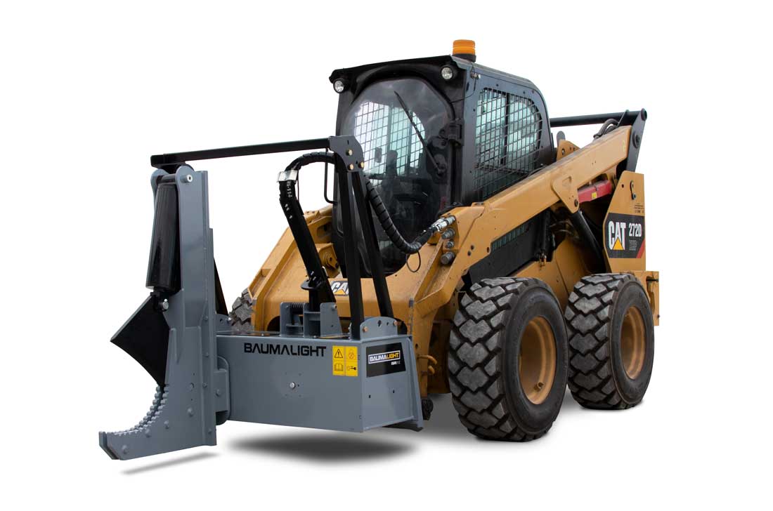 Baumalight Tree Shear With Buncher | Model ISH/ISR Series | 10"-12" Tree Size | For Skid Steer