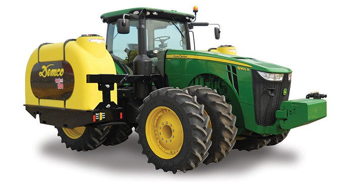 Demco | SideQuest Field Sprayers | Model 1200 Gallon (2×600) | Hydraulic Front Fold Boom 80' To 90' | Horsepower 180 To 250 HP | For Tractor