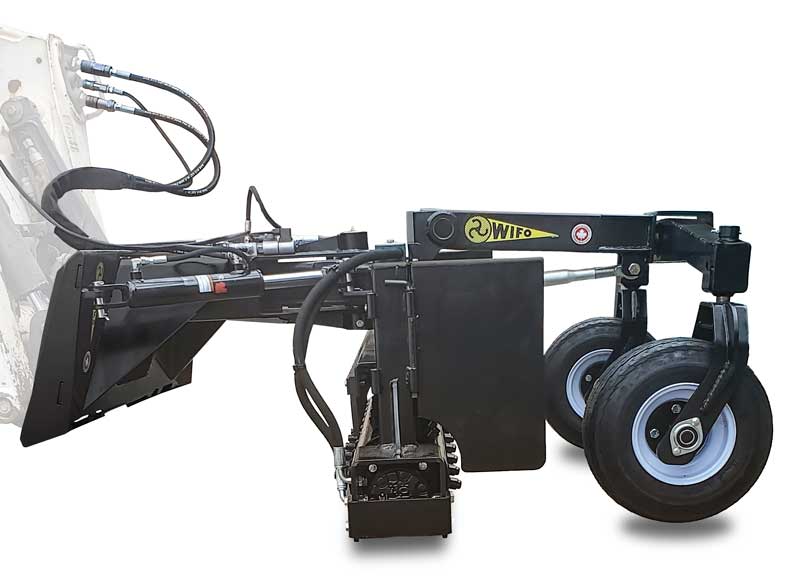 Wifo Equipment Harley Rake Power Rake | Model RA Series | Working Width 60"-84" | For Skid Steer