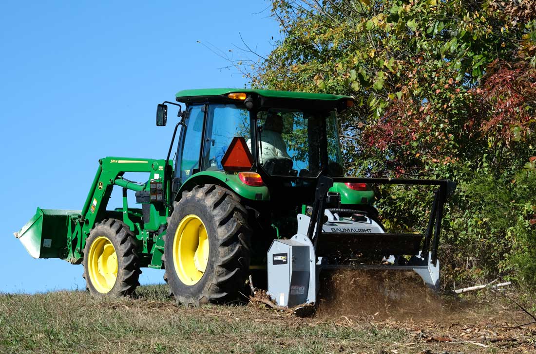 Baumalight Fixed Tooth Mulcher | Model MP-348 | 3-PT Hitch | Cutting Width 48" | Horsepower 25 To 40 HP| For Tractors