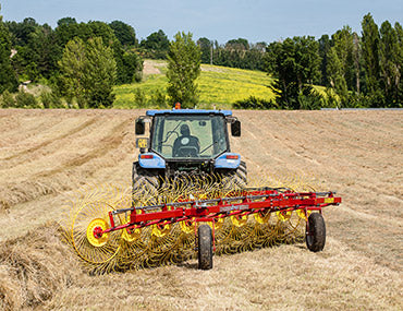 Sitrex | Pull Type Hay Rake | Model TR6-S To TR13-S | Working Width 13′ 2″ To 24′ 7″ | 30 HP To 35 HP | For Tractors