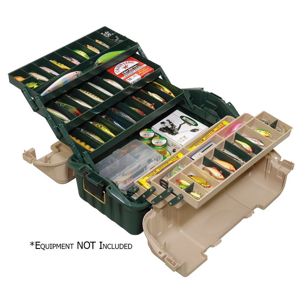Plano Hip Roof Tackle Box w6Trays GreenSandstone 861600 – Ripping