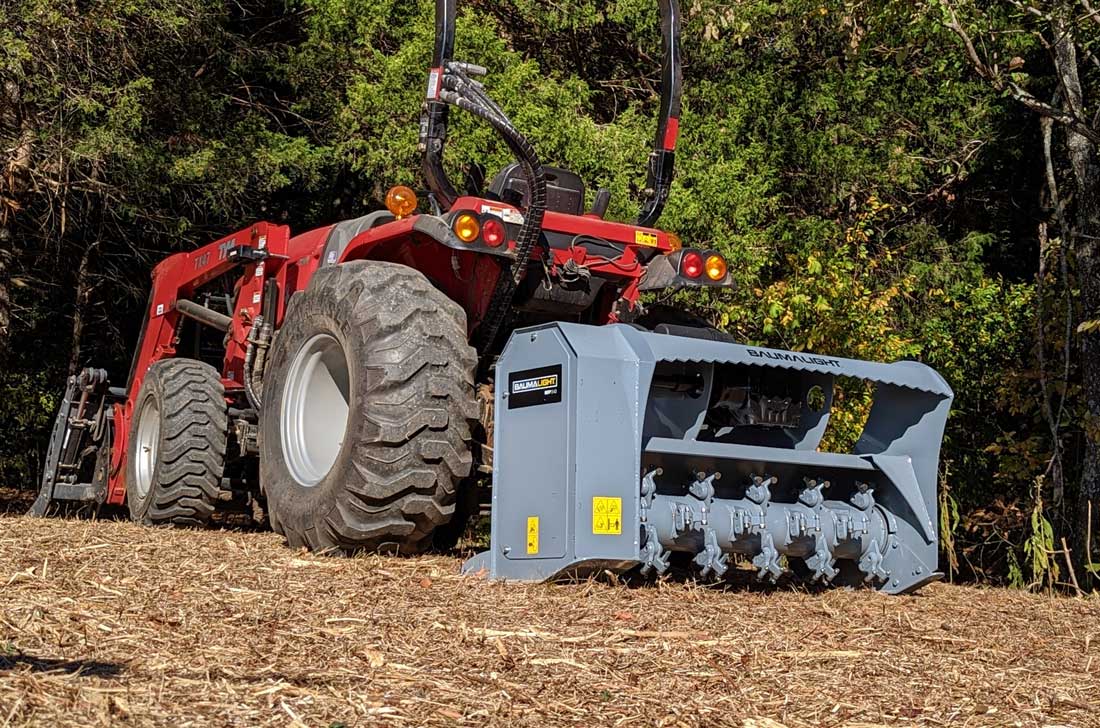 Baumalight Fixed Tooth Mulcher | Model MP-348 | 3-PT Hitch | Cutting Width 48" | Horsepower 25 To 40 HP| For Tractors