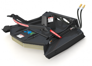 Paladin Bradco Brush Cutter Ground Shark | Cutting Width 72″–84″ | 30–45 GPM | For High-Flow Skid Steer Loaders