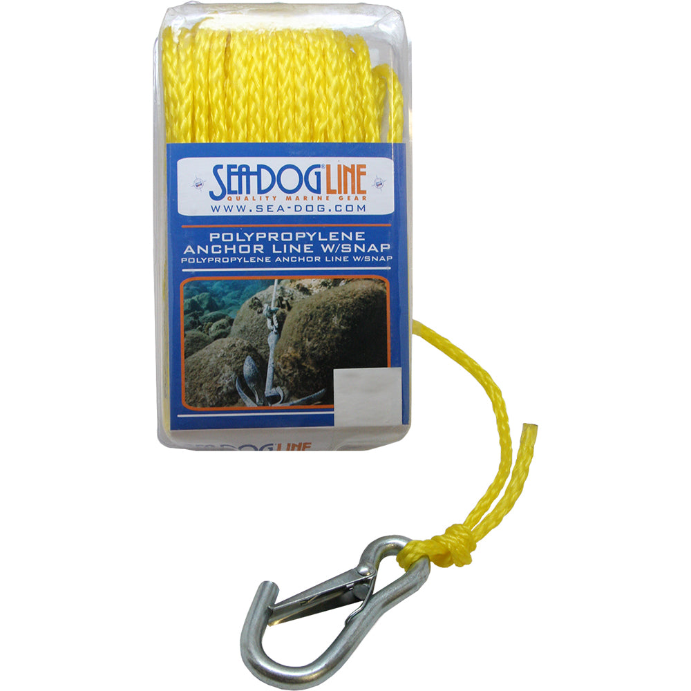 Sea Rock Marine Premium Double Braid Nylon Dock Line - 3/8” x 15