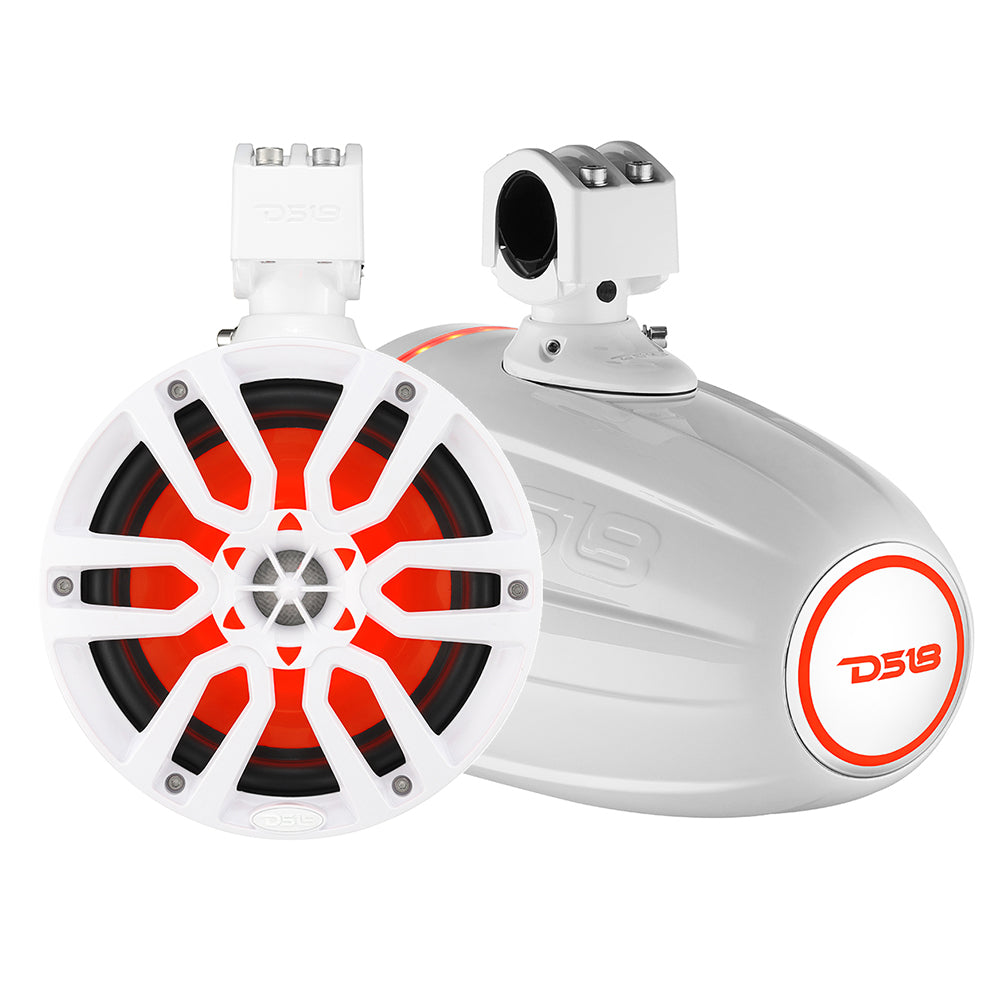 DS18 X Series HYDRO 65 Wakeboard Pod Tower Speaker wRGB LED Light