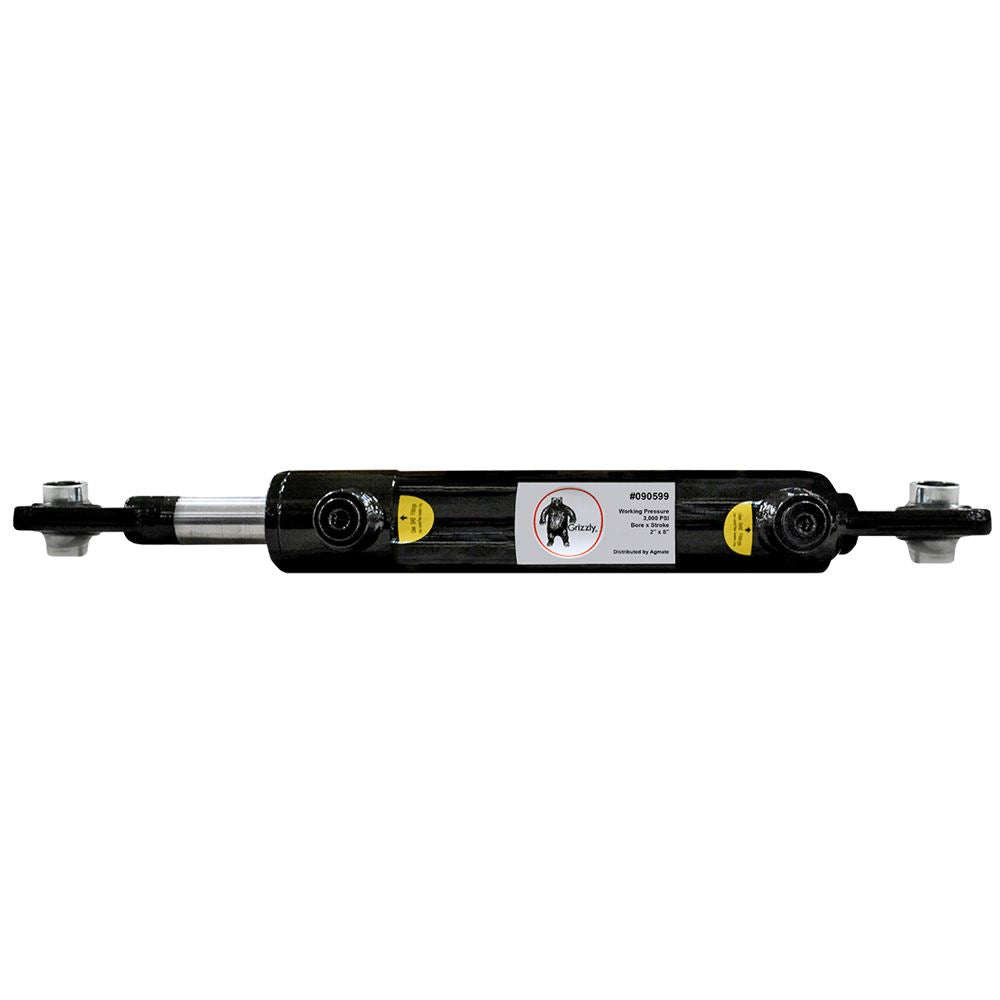 Ranew Outdoors Hydraulic Top Link, Cat 2, 3" x 8", 22" Closed and Top Link Cylinder-Cat 1, 2" x 8"