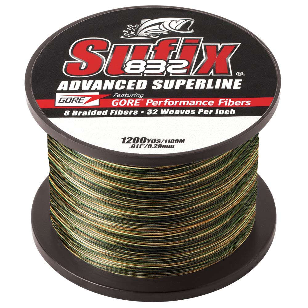 Sufix 832 Advanced Superline Braid 15lb Camo 1200 yds 660315CA – Ripping It  Outdoors
