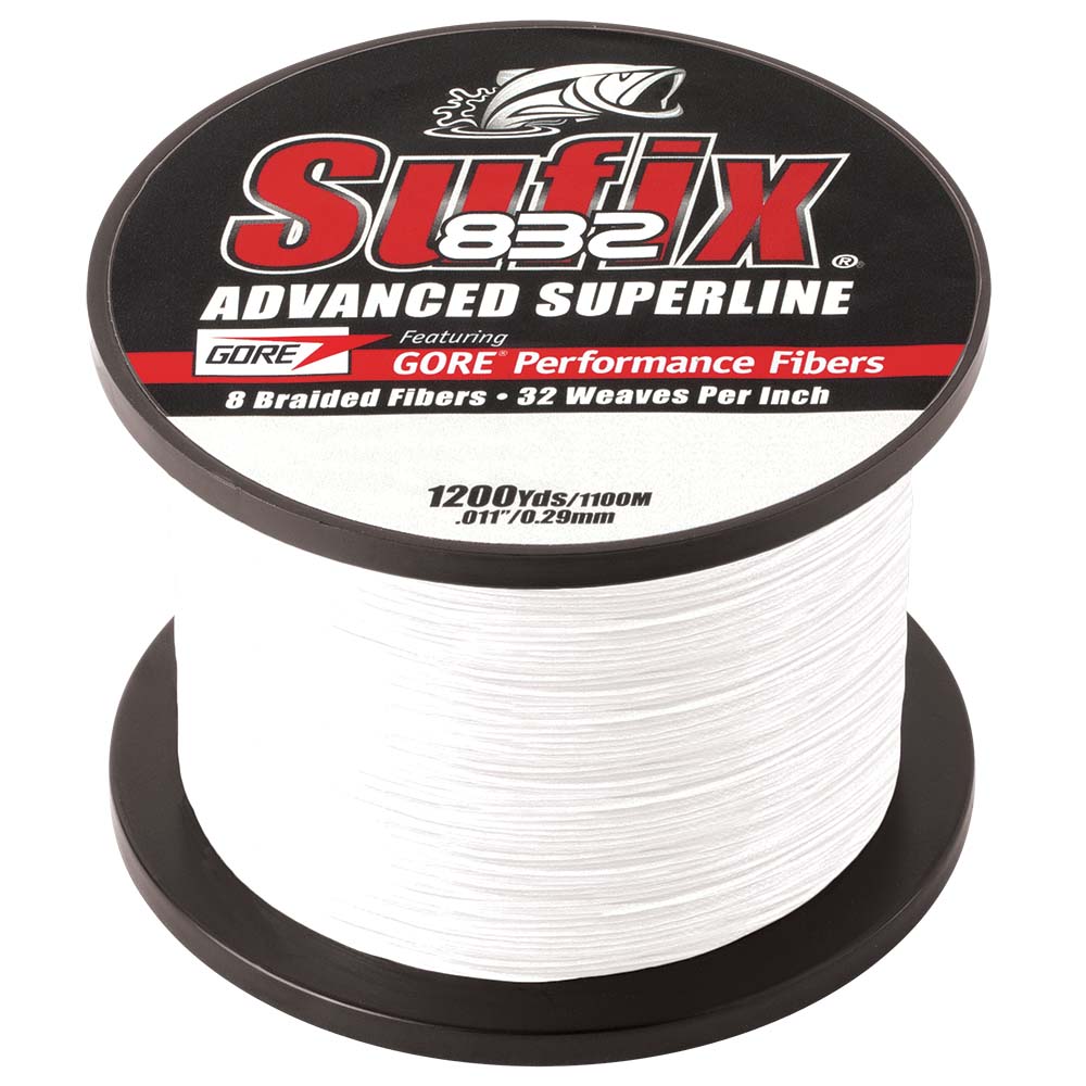Sufix 832 Advanced Superline Braid 30lb Ghost 1200 yds 660330GH – Ripping  It Outdoors
