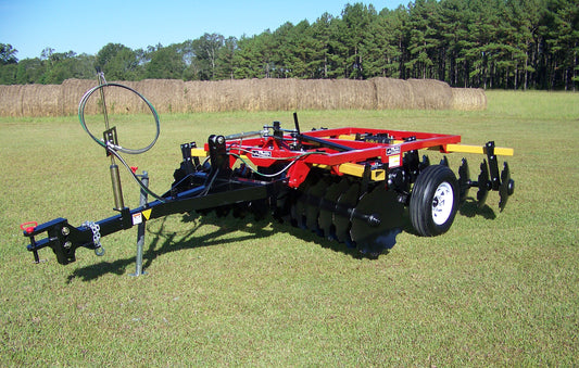 Brown Pull-Type Disc Harrow ( Heavy-Duty Agricultural Attachment ) | Model BDHP Series | Cutting Widths 8'11" to 14'6" | Horsepower 85–130HP | For Tractor