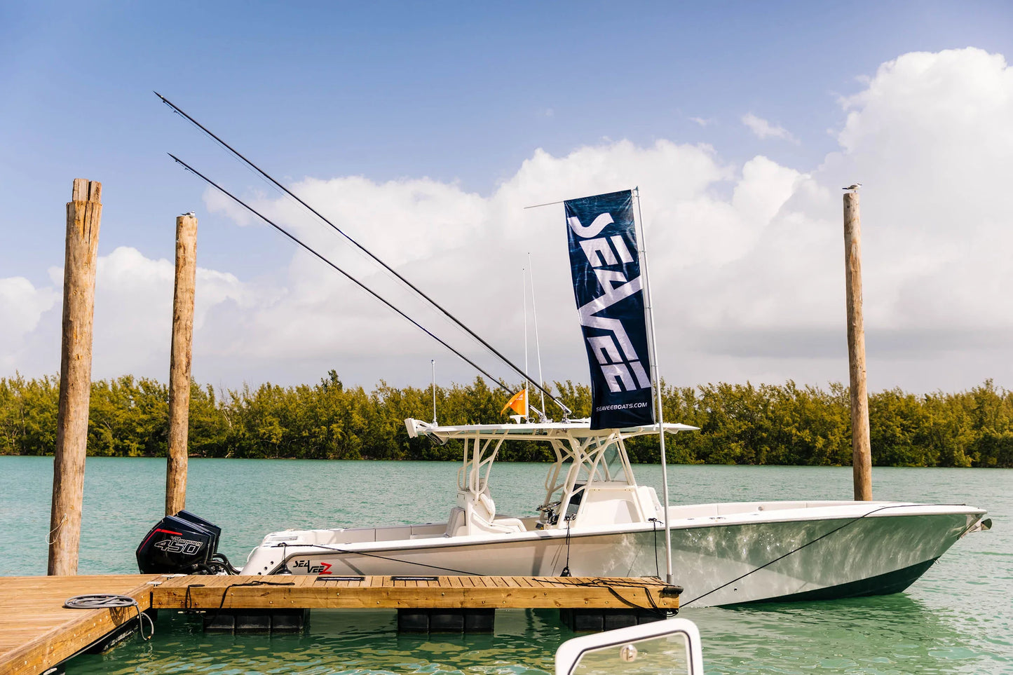 Gemlux | Bluewater Internal Carbon Fiber Outrigger Pair | Model IR-DK-18-B-O2 | 18' & 22' Length | 10.45 lb UV-Stable Line | For 22' Outrigger Poles