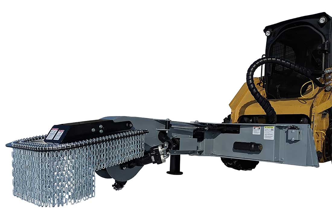 Baumalight Stump Grinder | Model S40 | Rotor Size 24" | Hydraulic Flow Range 15 To 60 GPM | For Skid Steers